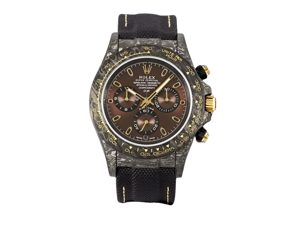 Rolex Daytona Brown Dial Carbon Case Perpetual