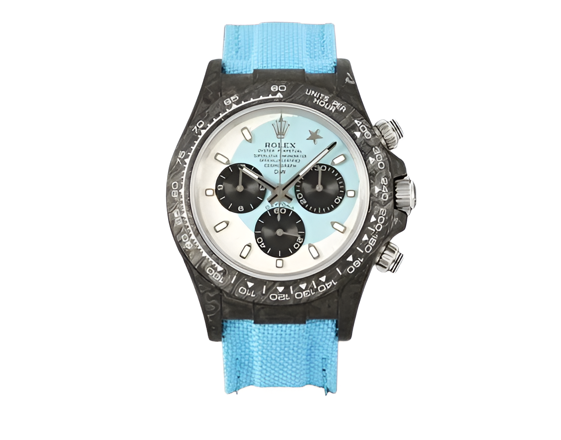 Rolex Daytona Icy Blue Dial Carbon Case Perpetual