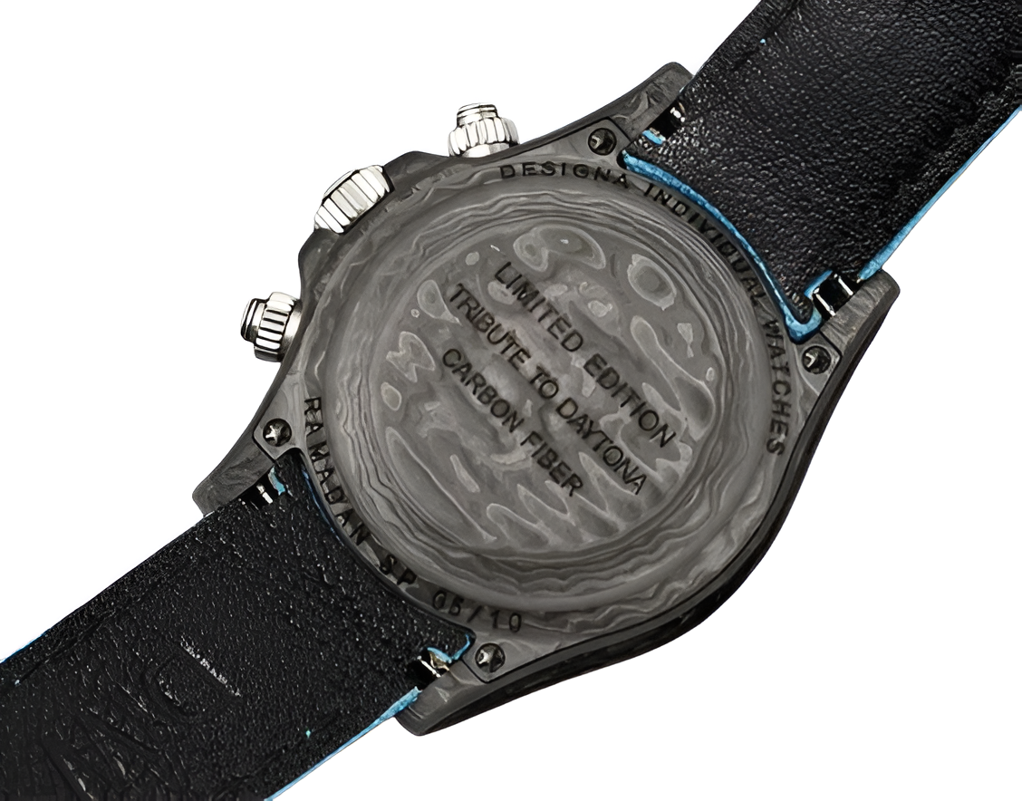 Rolex Daytona Icy Blue Dial Carbon Case Perpetual