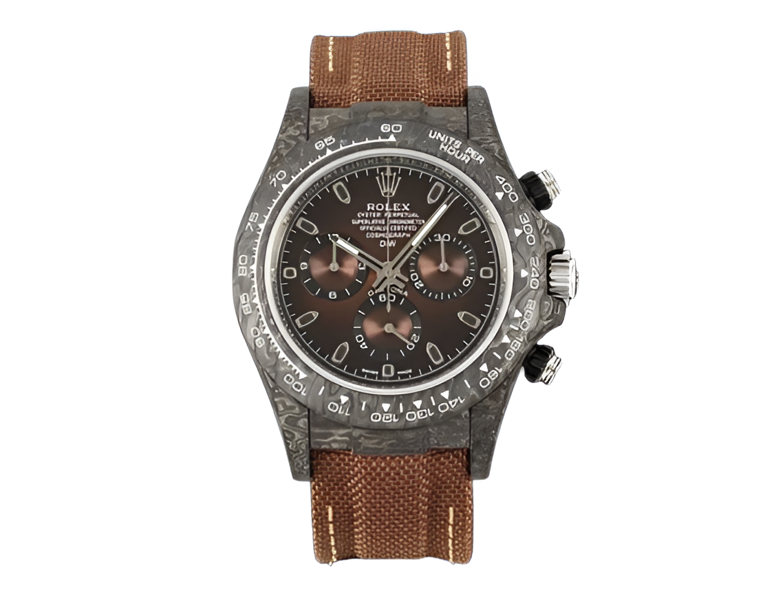 Rolex Daytona Dark Chocolate Carbon Case Perpetual