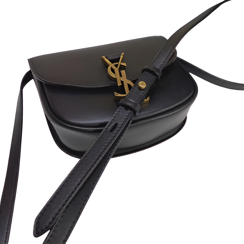 YSL Black Leather Crossbody Bag