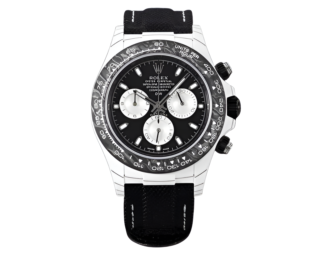 Rolex Daytona Carbon Black & Silver