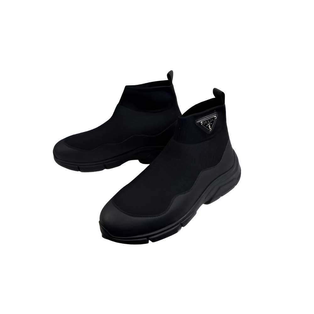 PRADA Men's Black Sock Sneakers