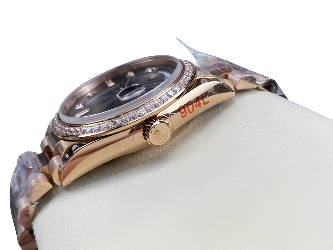 Rolex Day-Date - Diamond Silver Edition