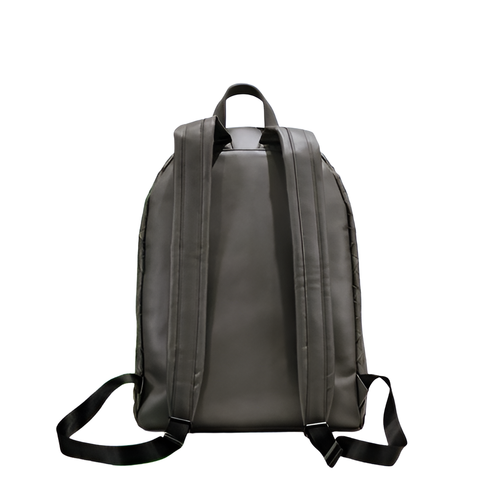 Bottega Gray Woven Leather Backpack