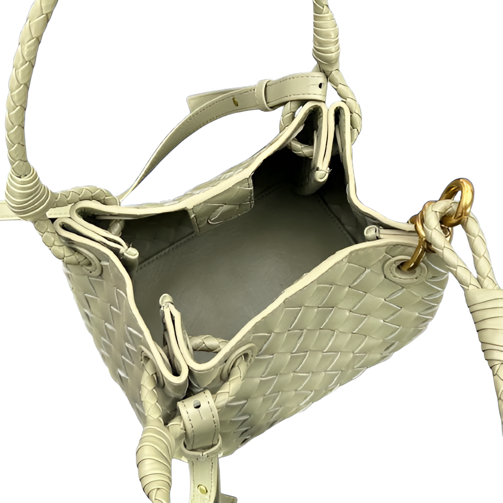 Bottega Sage Woven Leather Bag