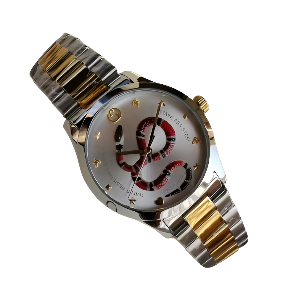 Hermes Serpent Gold & Silver Watch Set - Matching Duo