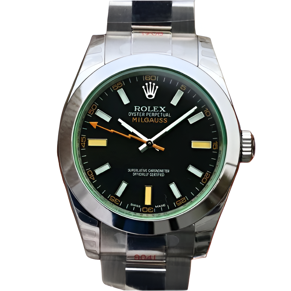 Rolex Milgauss - Green Crystal Edition