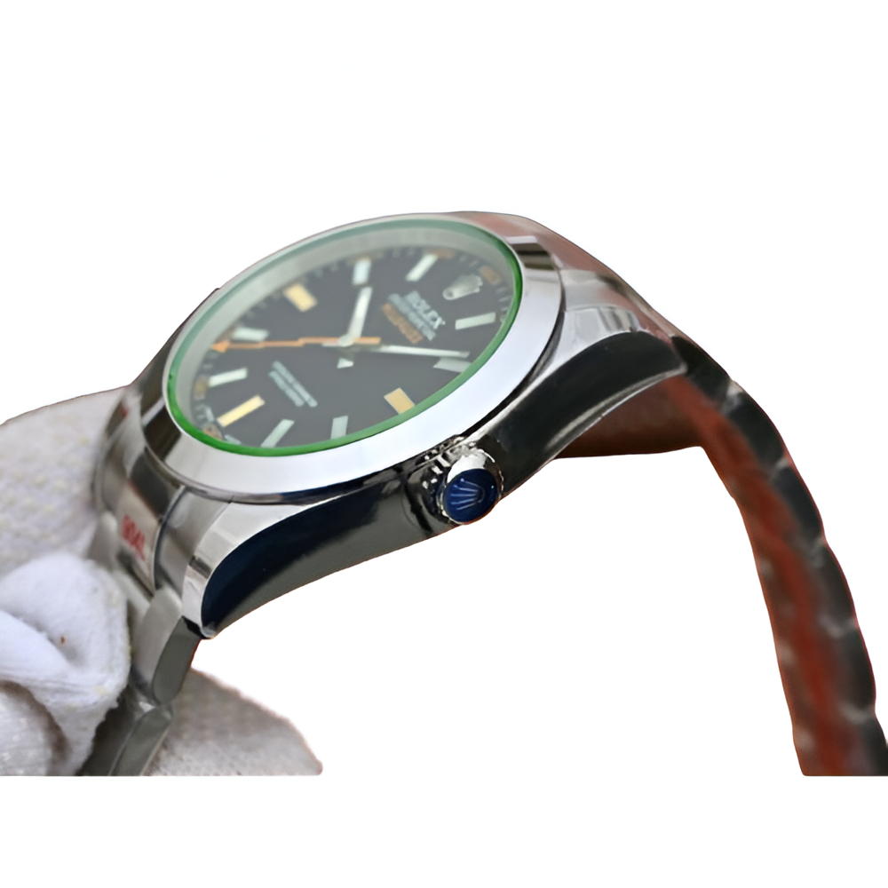 Rolex Milgauss - Green Crystal Edition