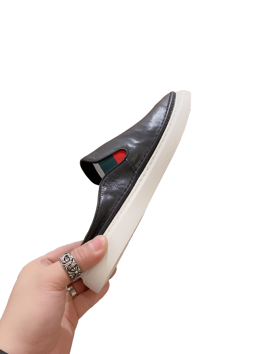 Fendi Men's Leather Slip-On Loafers