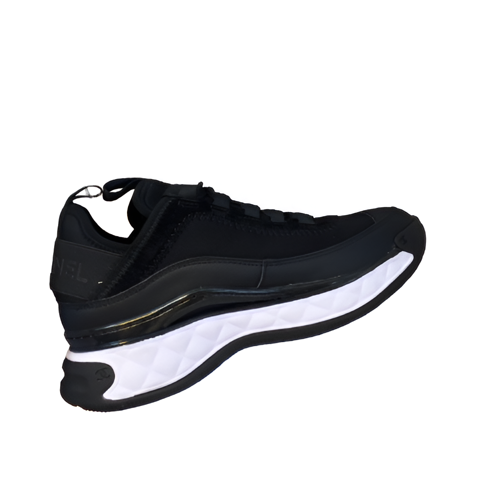 CHANEL Black & White Women's Sneakers