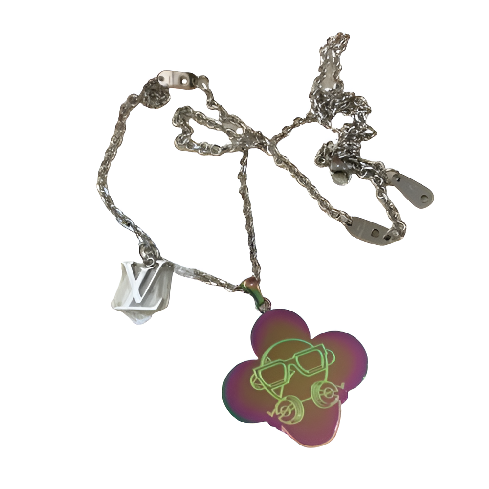 LV Colorful Mascot Pendant Necklace for Men