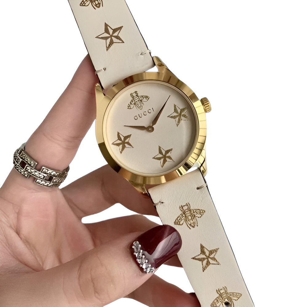 Golden Bee & Stars Watch - Women's Edition