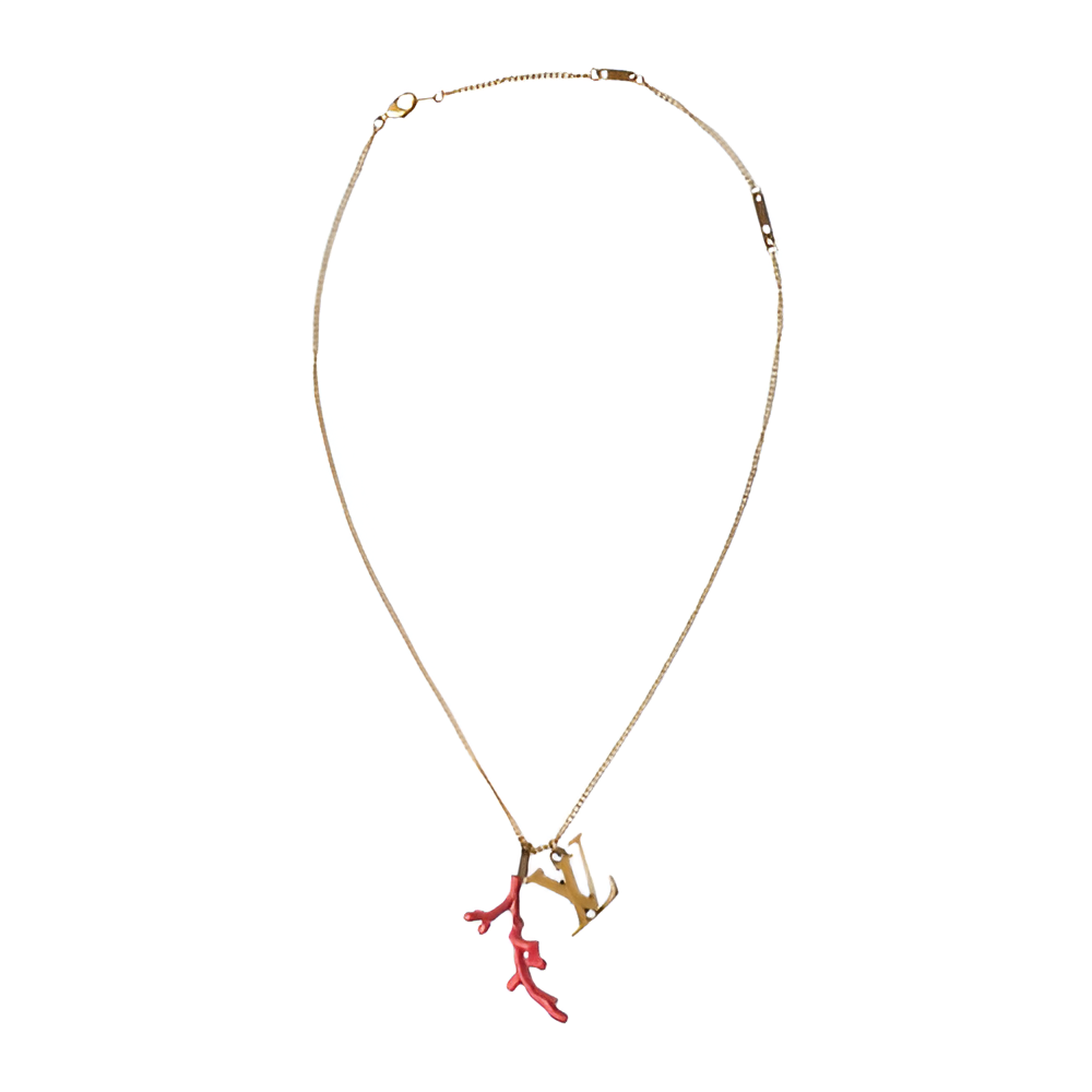 LV Coral Branch Pendant Necklace for Women