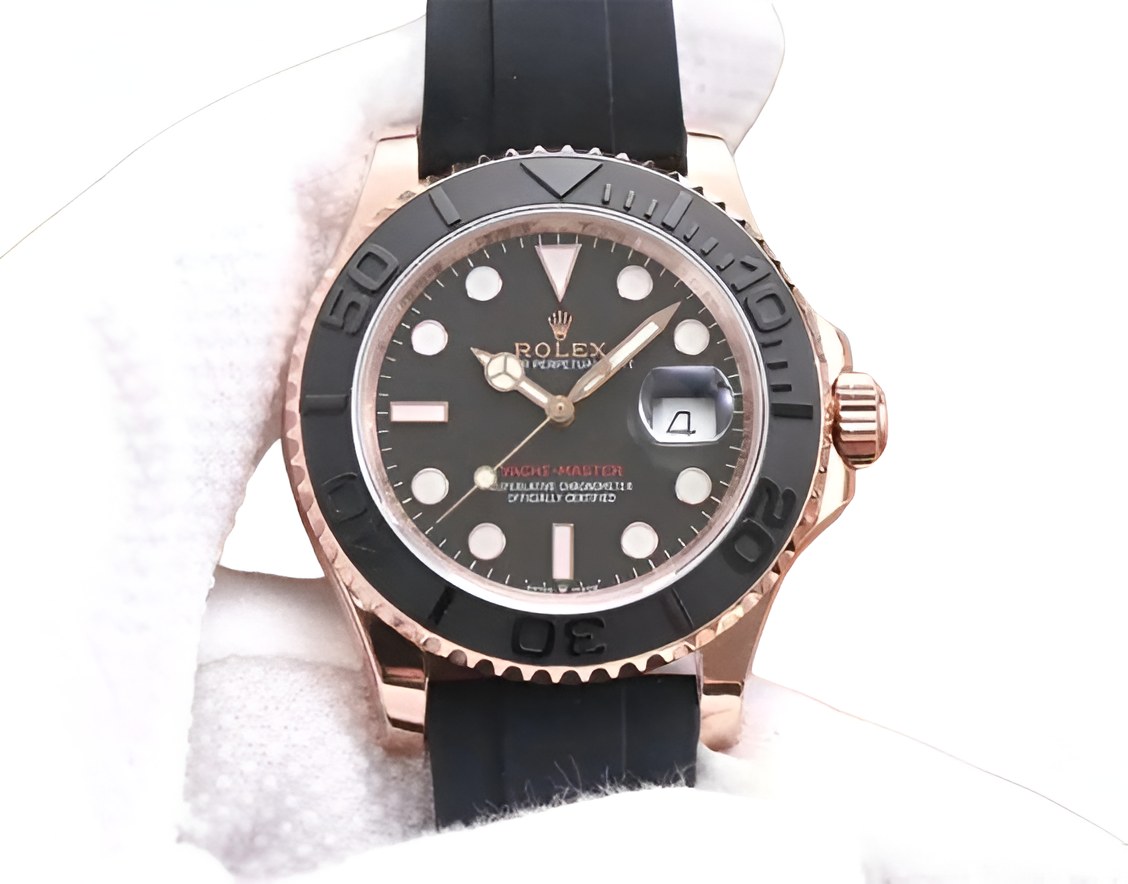 Rolex Yacht-Master 40 Everose Gold & Black Dial
