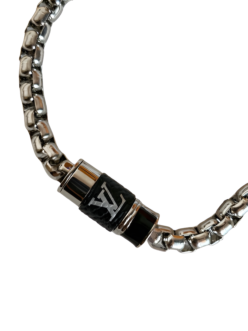 Louis Vuitton Silver Chain Bracelet