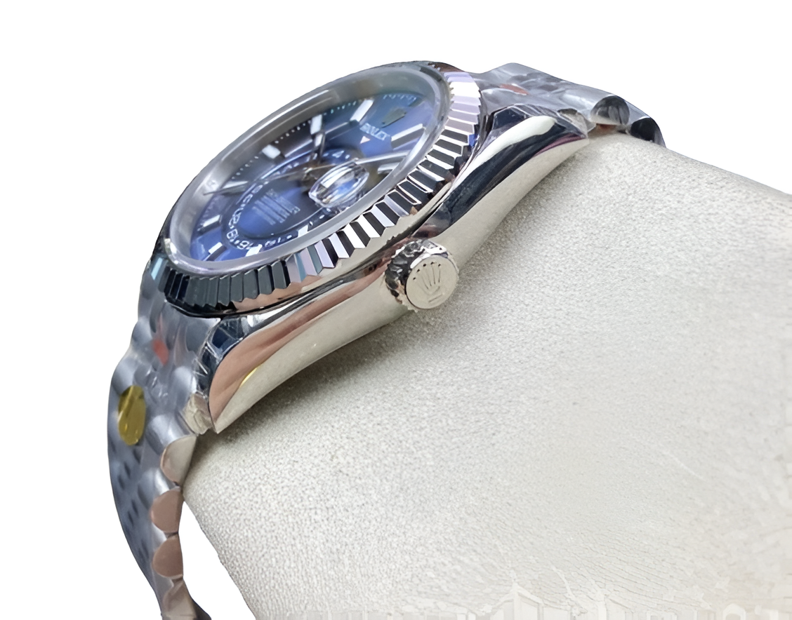 Rolex Sky-Dweller Stainless Steel & Blue Dial
