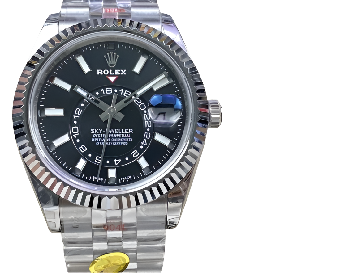 Rolex Sky-Dweller Stainless Steel & Black Dial
