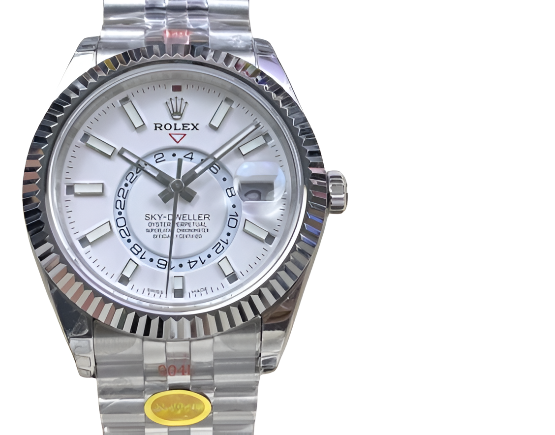 Rolex Sky-Dweller Stainless Steel & White Dial