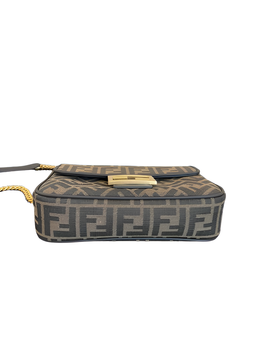 Fendi Monogram Chain Baguette Bag
