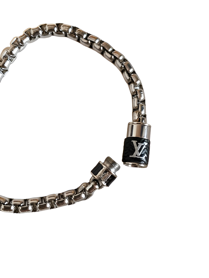 Louis Vuitton Silver Chain Bracelet