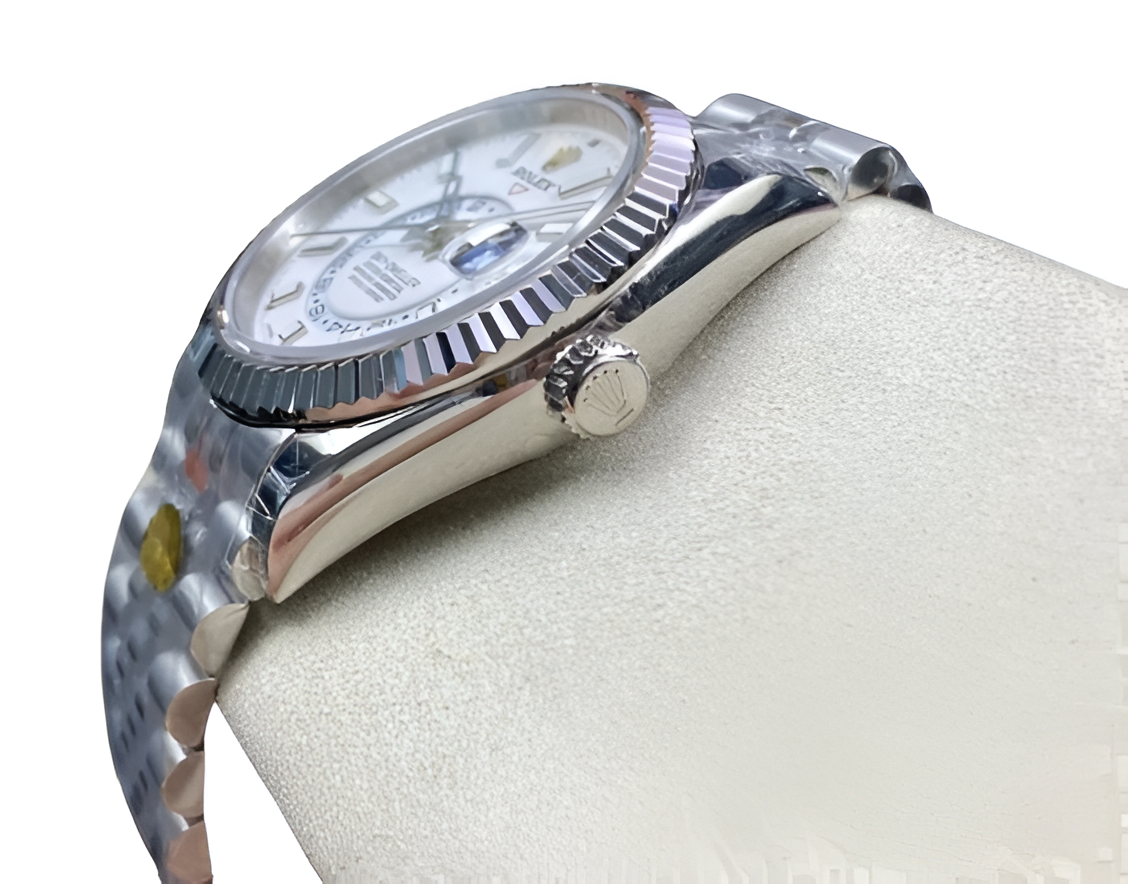 Rolex Sky-Dweller Stainless Steel & White Dial