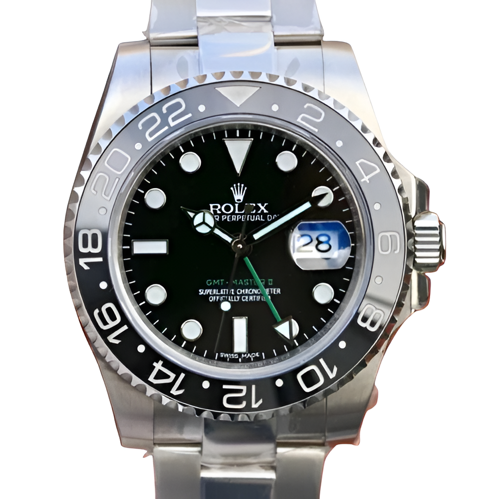 Rolex GMT-Master II Stainless Steel & Black Dial