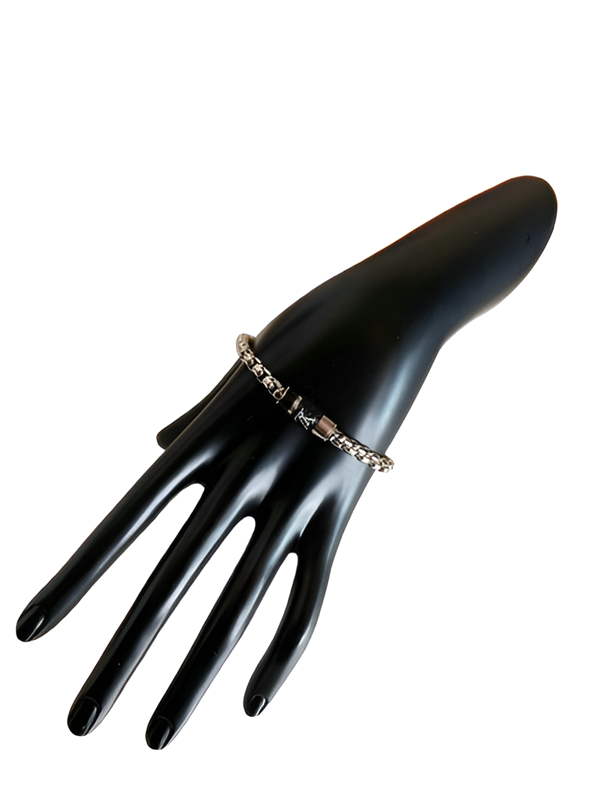 Louis Vuitton Silver Chain Bracelet