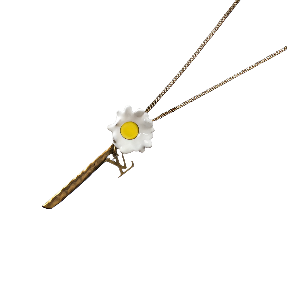LV Daisy Pendant Necklace for Women