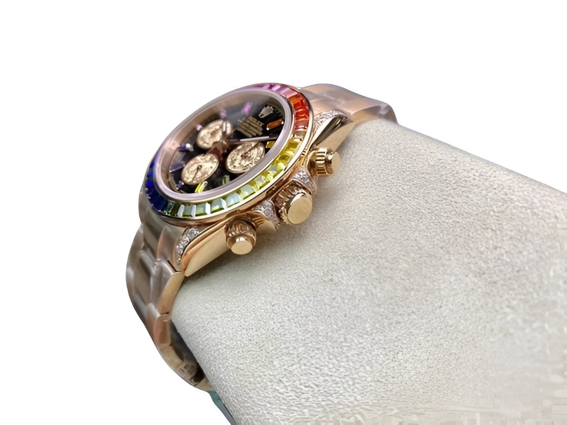Rolex Daytona "Gold & Rainbow Bezel Edition"