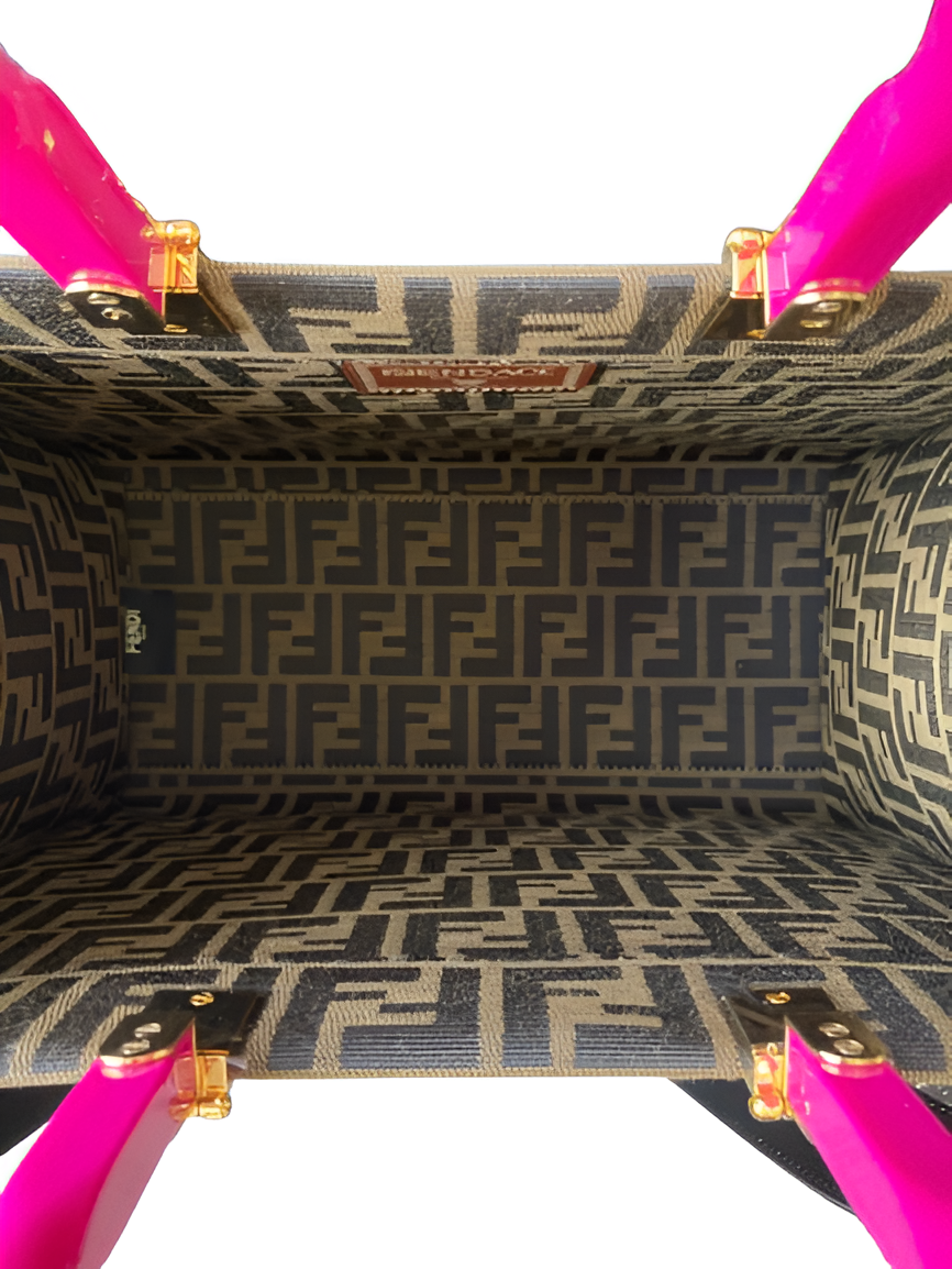 Fendi x Versace Collaboration Tote Bag