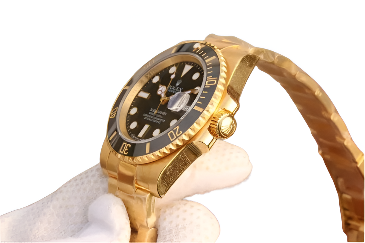 Rolex Submariner 18K Yellow Gold & Black Dial
