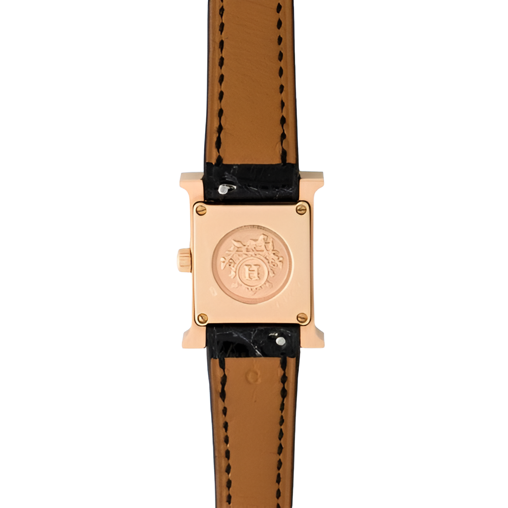HERMÈS Diamond-Accented Watch