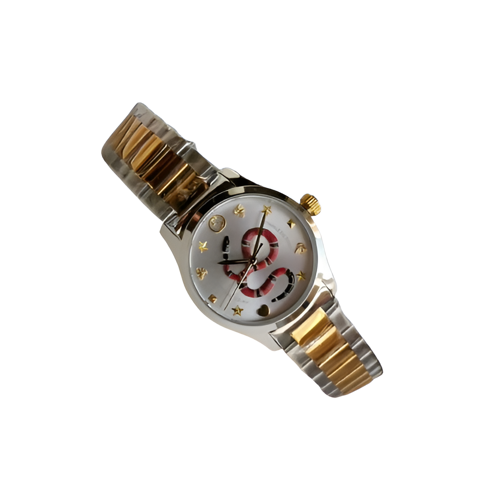 Hermes Serpent Gold & Silver Watch Set - Matching Duo