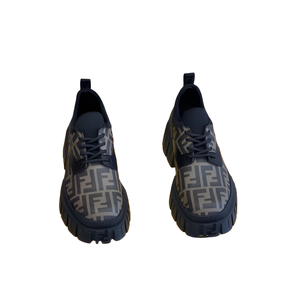Fendi Men's Monogram Chunky Sole Sneakers