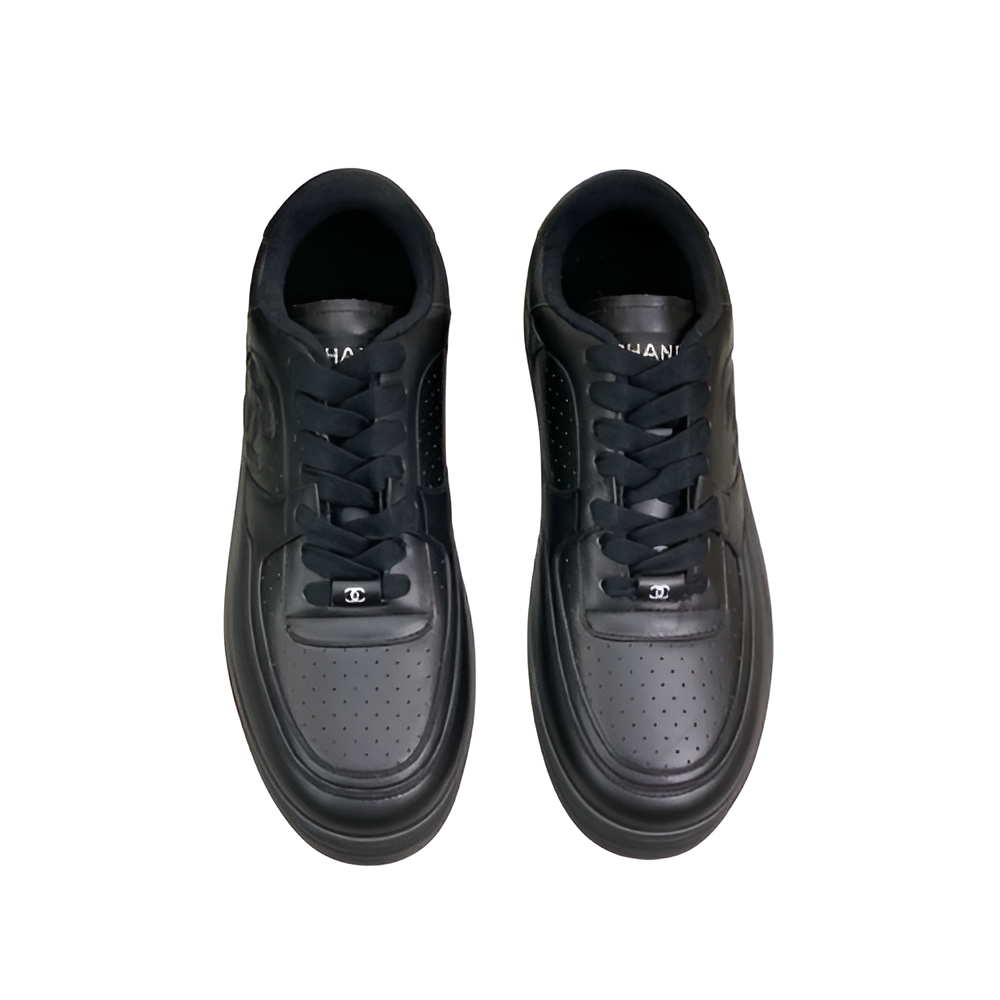 CHANEL Men's Black Sneakers