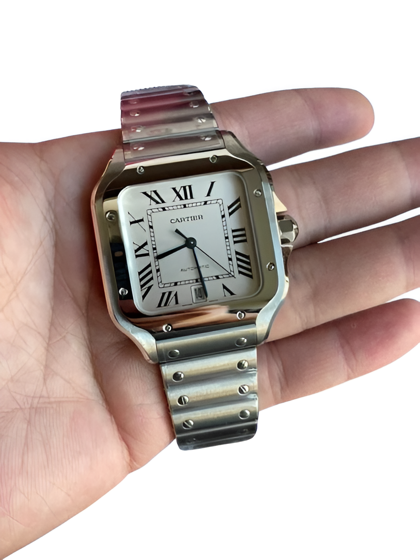 Cartier Santos de Cartier White Dial