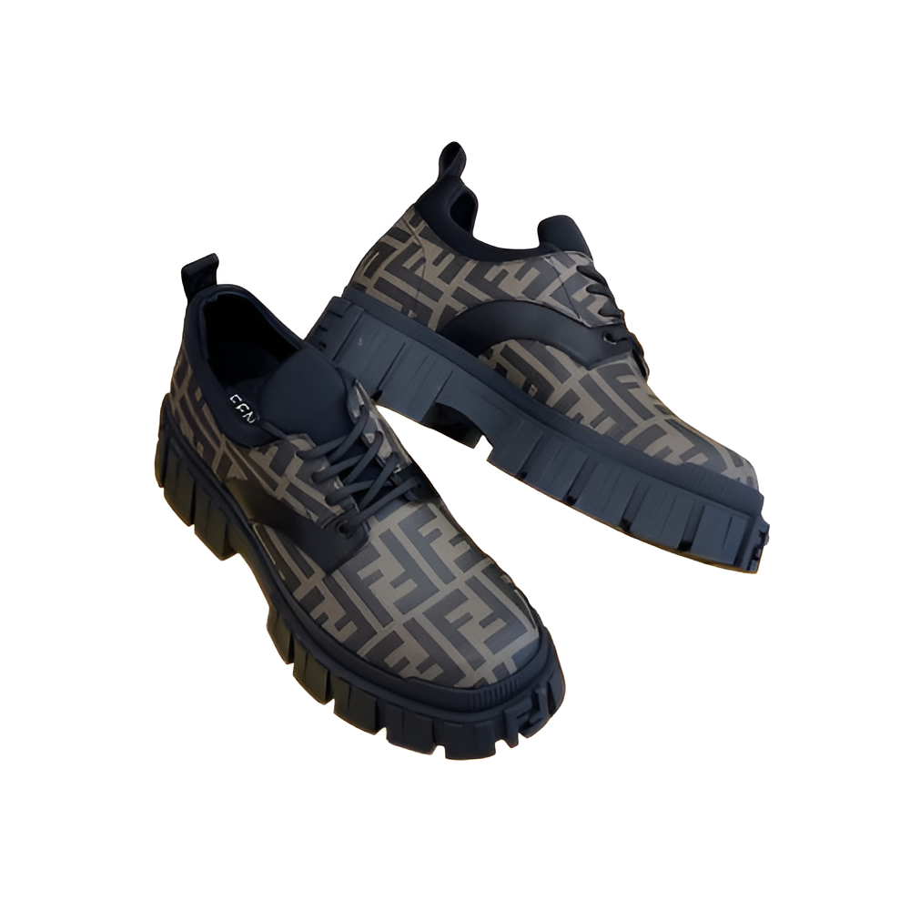 Fendi Men's Monogram Chunky Sole Sneakers