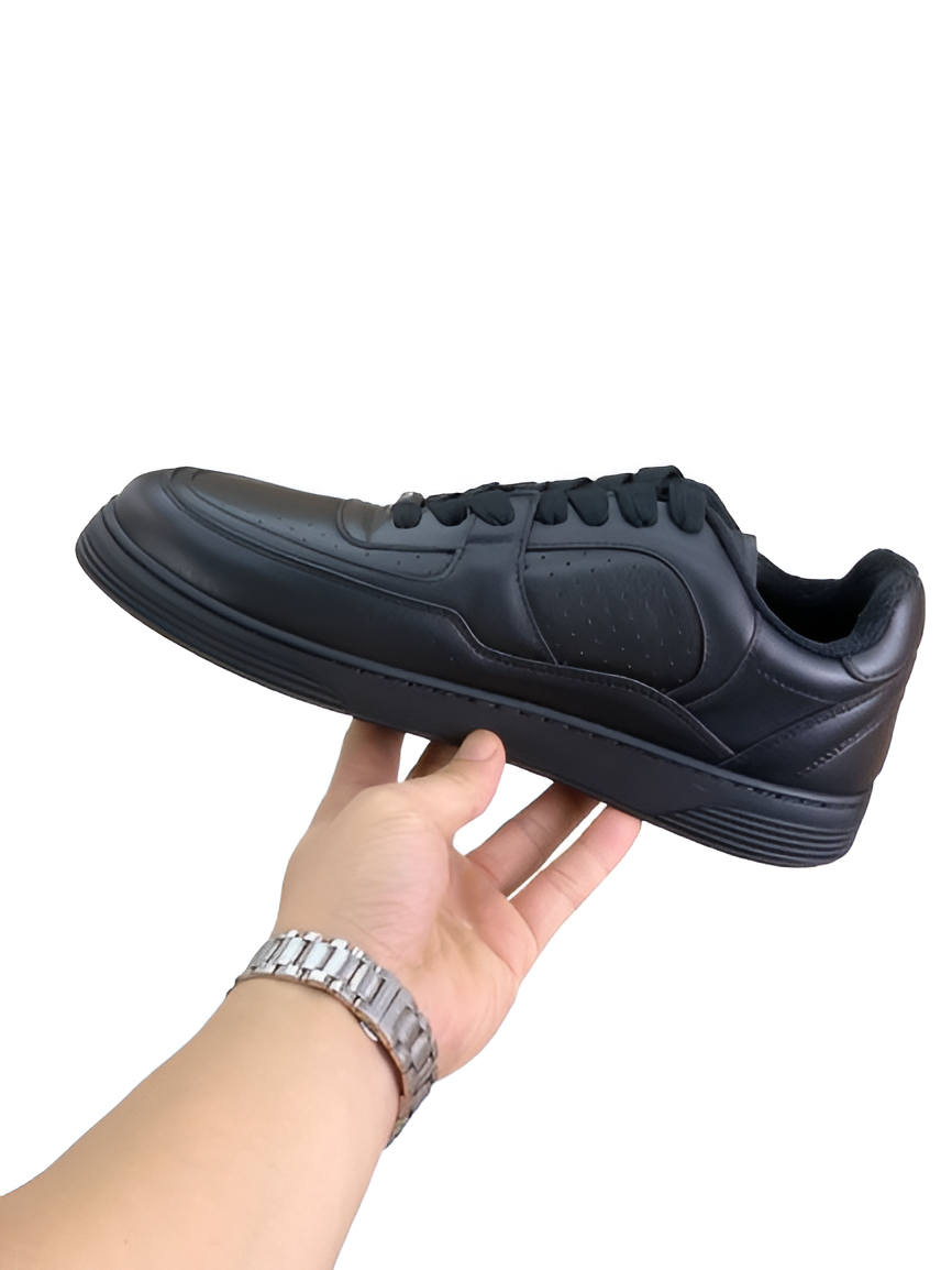 CHANEL Men's Black Sneakers