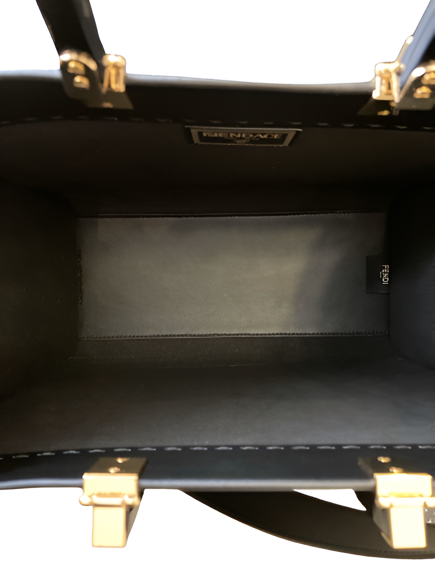 Fendi x Versace Black Tote Bag
