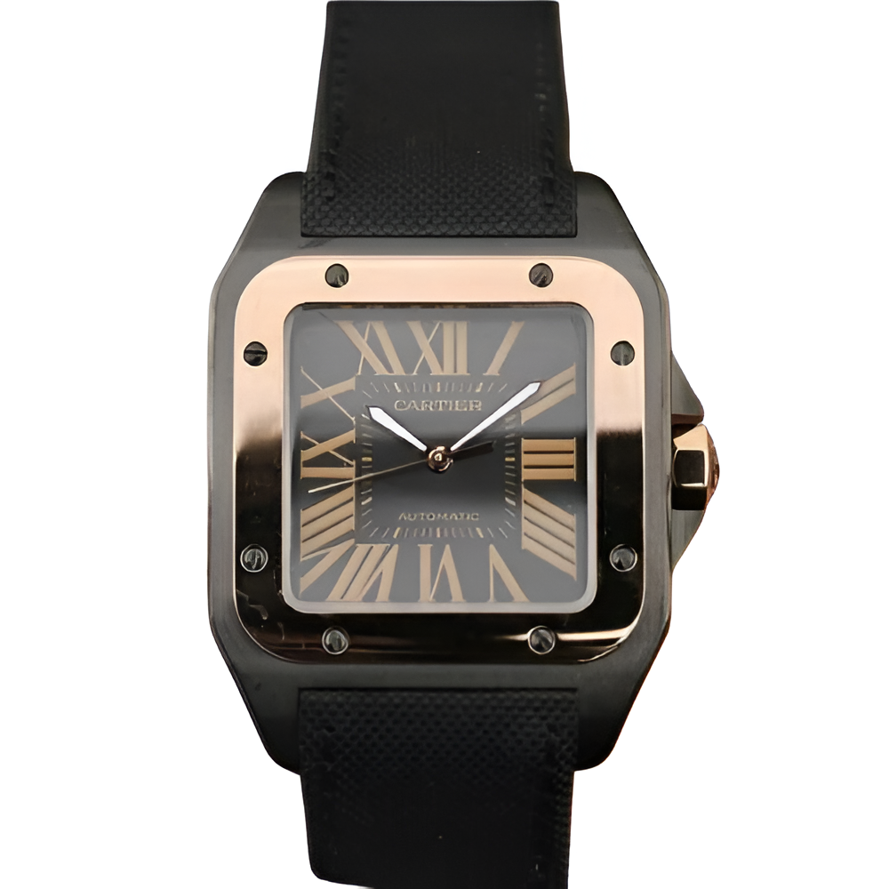 Cartier Santos Black and Gold Edition