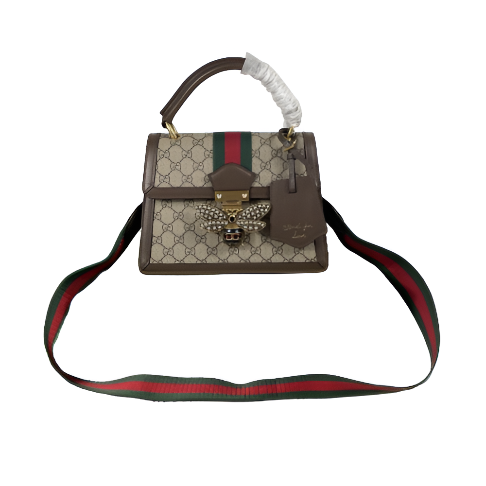 GUCCI GG Supreme Bee Shoulder Bag