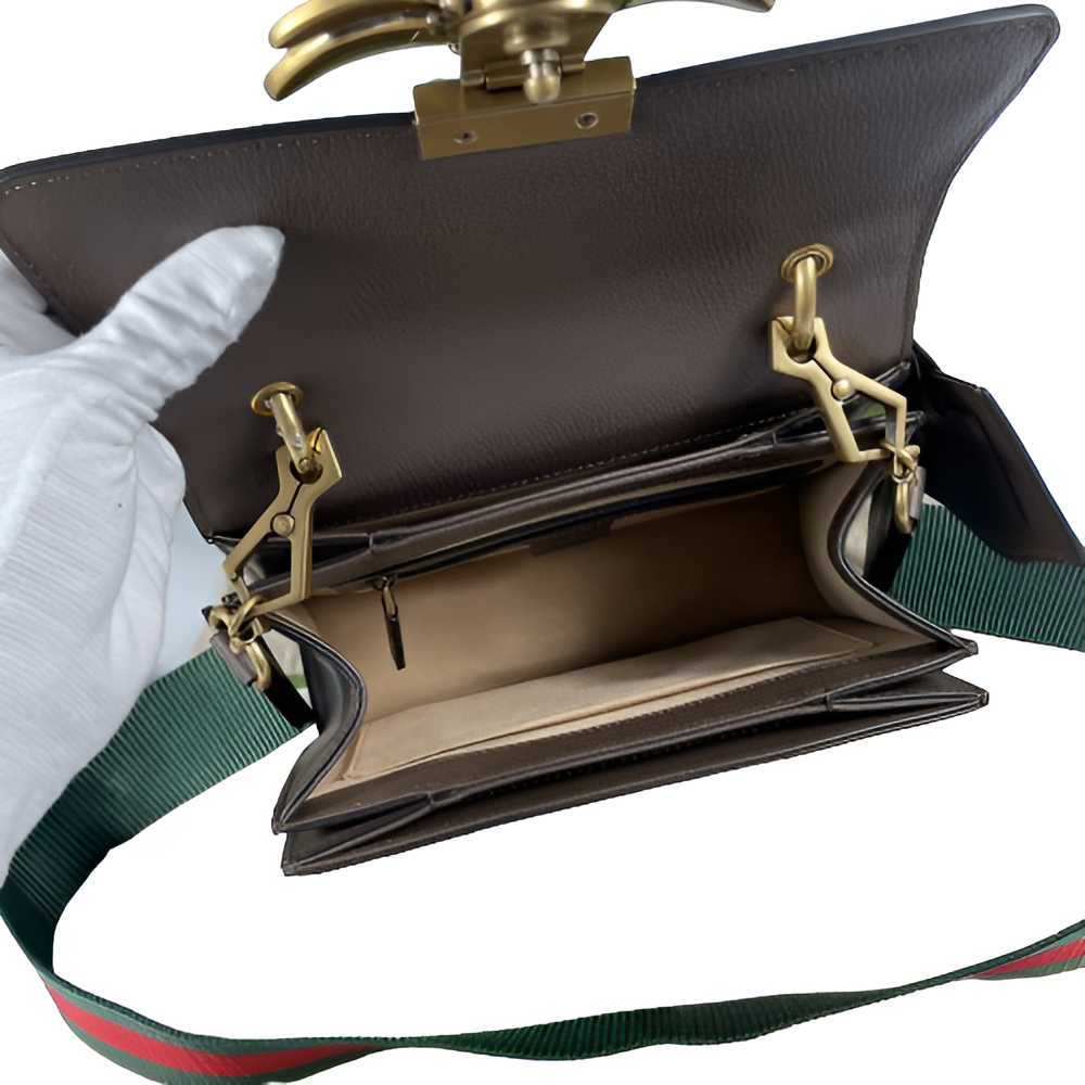 GUCCI GG Supreme Bee Shoulder Bag