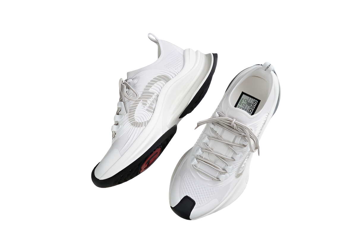 GUCCI Men's White Athletic Sneakers