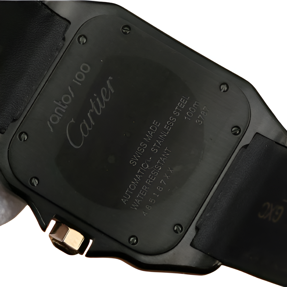 Cartier Santos Black and Gold Edition