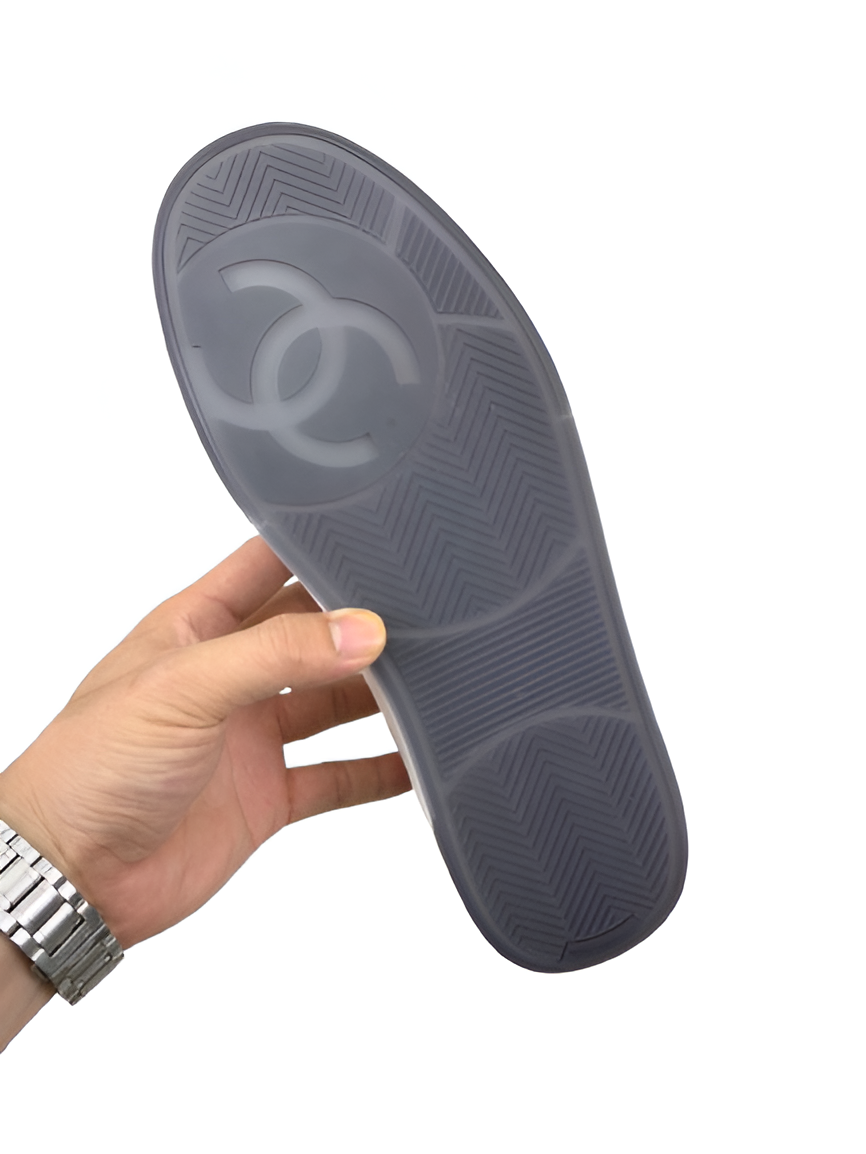 CHANEL Men's White Sneakers