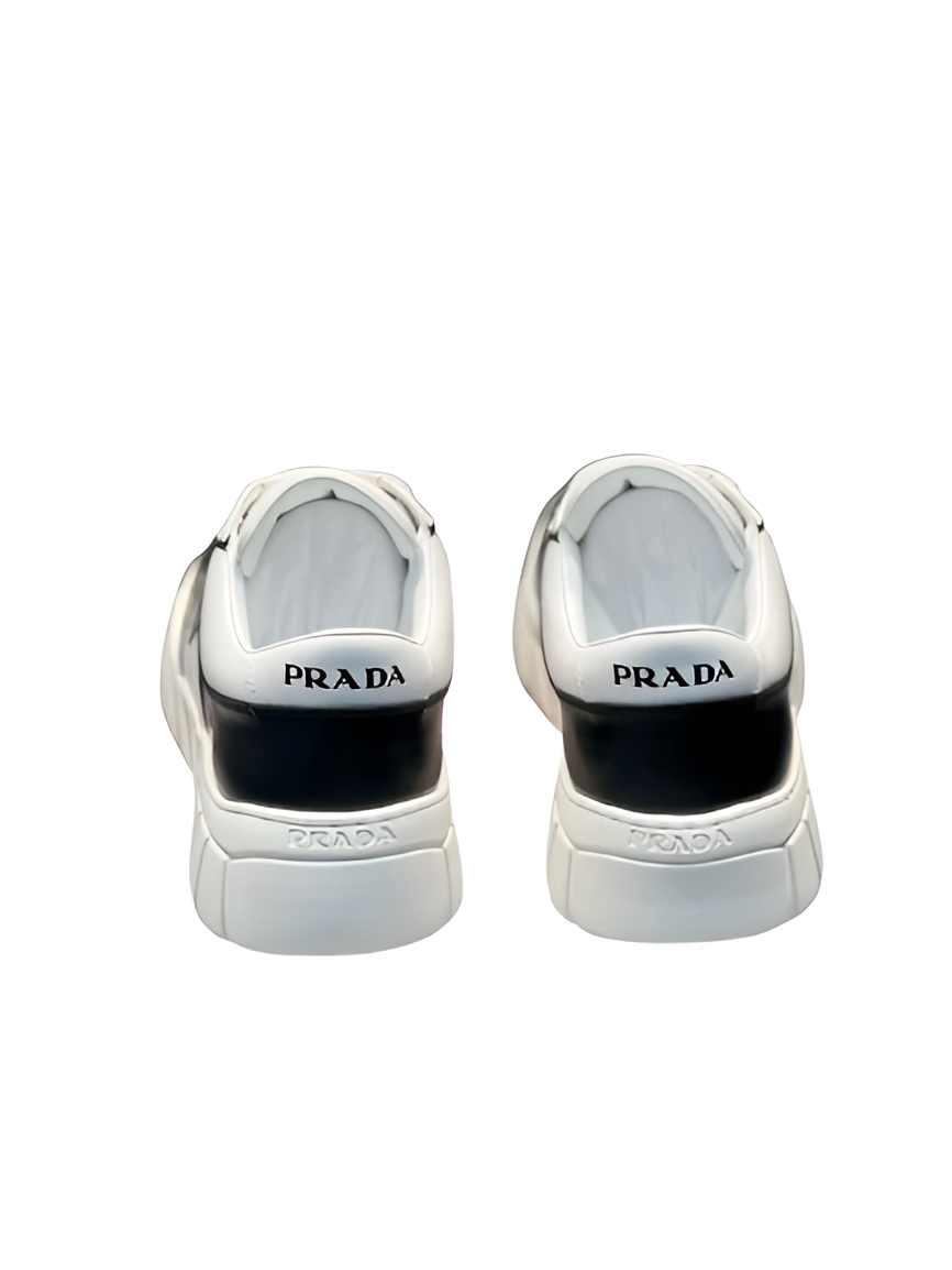 PRADA Men's White & Black Chunky Sneakers