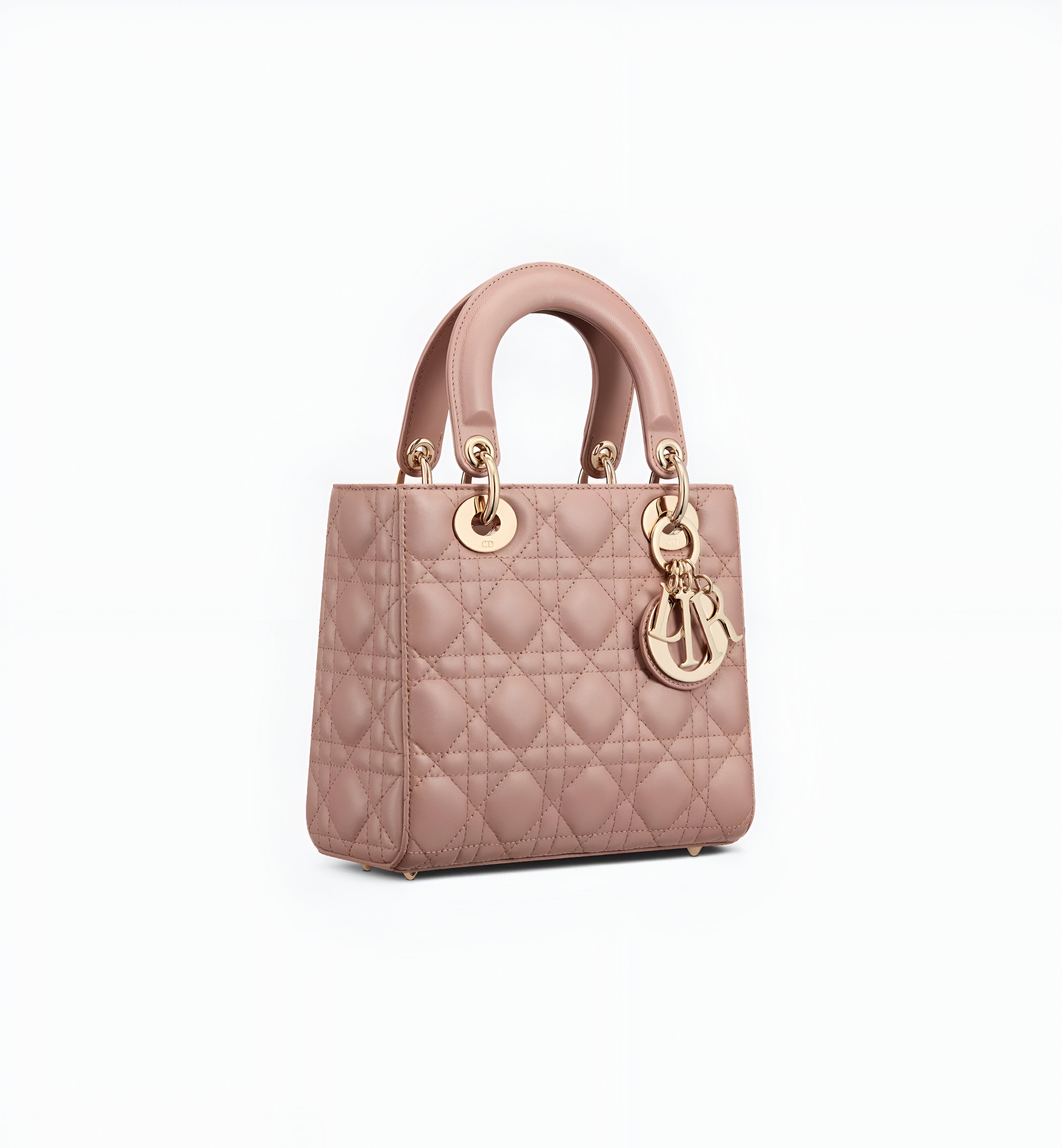 DIOR Blush Pink Quilted Leather Mini Tote
