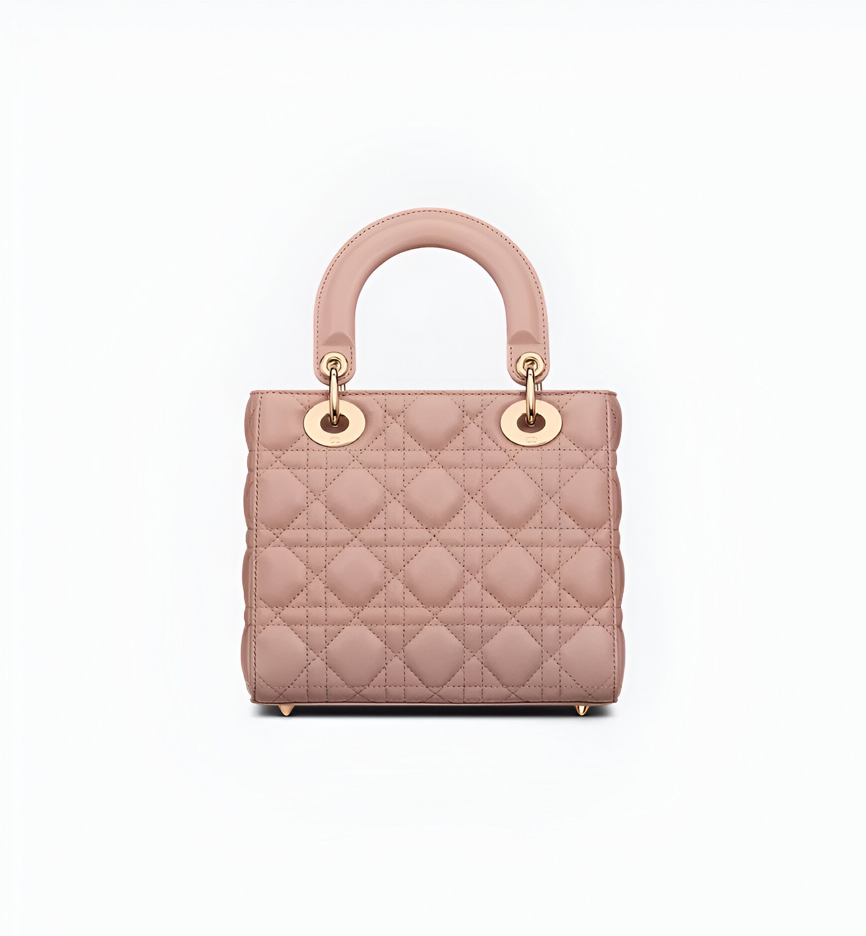 DIOR Blush Pink Quilted Leather Mini Tote