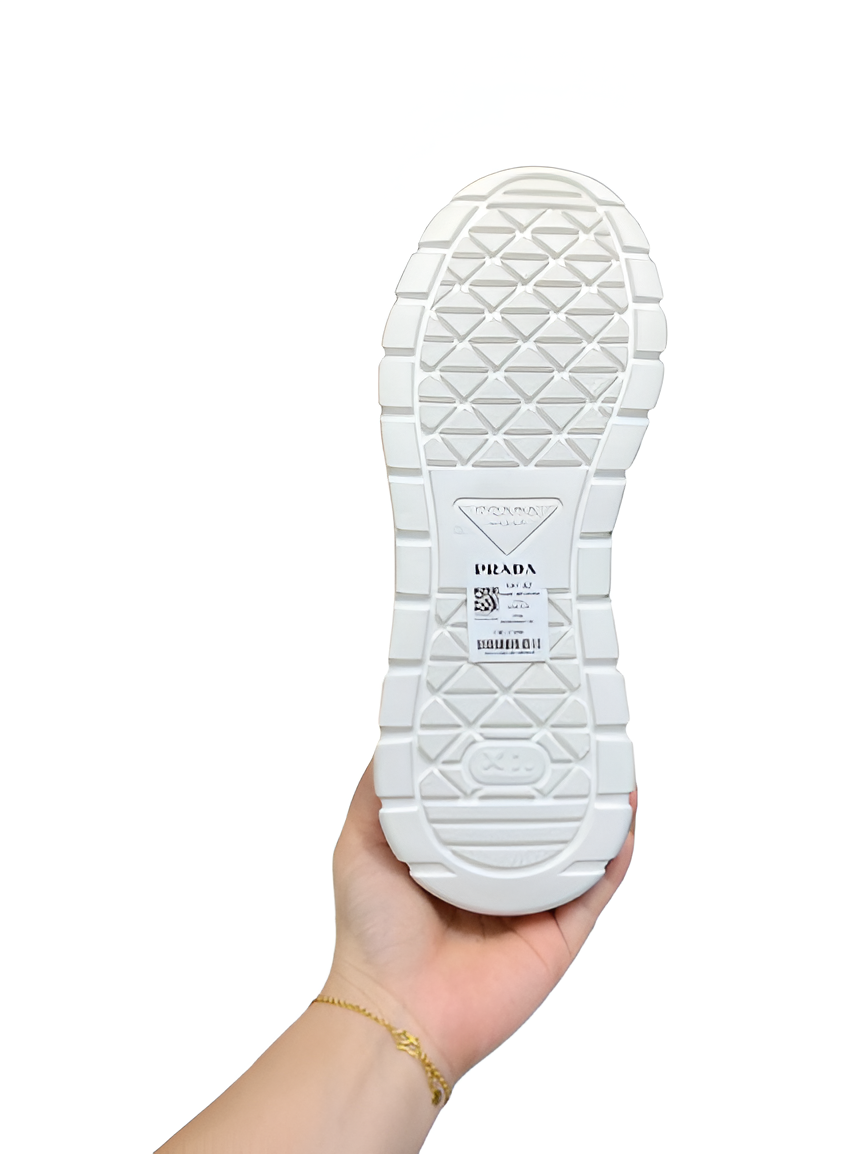 PRADA Men's White & Black Chunky Sneakers